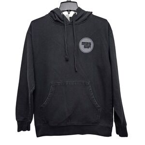Massif Hoodie Mens Medium Black 25th Anniversary Graphic Pullover Outdoor Logo